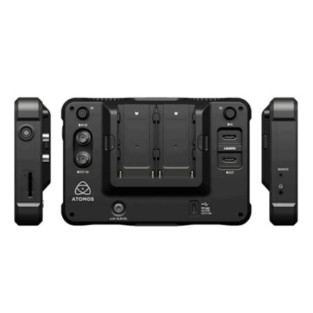 ATOMOS ATOMSHBRX1 Shinobi 7RX - dotykowy monitor podglądowy 7_Monitor z tyłu i z boku / Porty i sterowanie_3